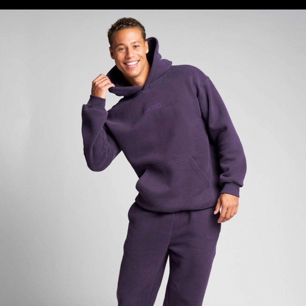 Comfit Women's Purple Hoodie color is BLACKBERRY beautiful purple 💟 - Picture 3 of 3